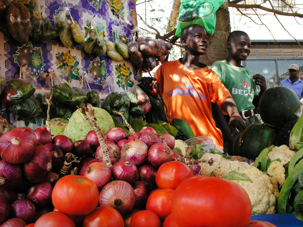 A marketplace in Kampala, Uganda. Arne Hoel